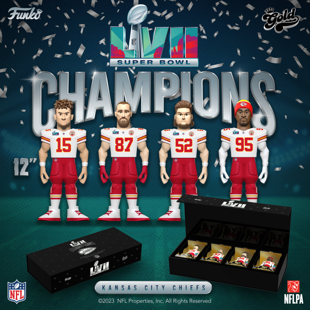 Kansas City Chiefs Funko Gold 4 Pack - $199.99
